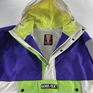 VTG 90s West Wave Canada GORE-TEX Anorak Jacket Men's M Pullover Colorblock